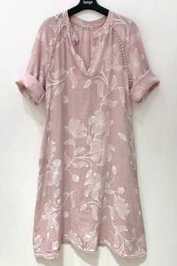 ROBE-LIN-LILI2-FUCHSIA/ROSE