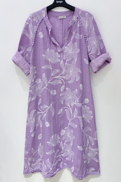 ROBE-LIN-LILI2-FUCHSIA/ROSE