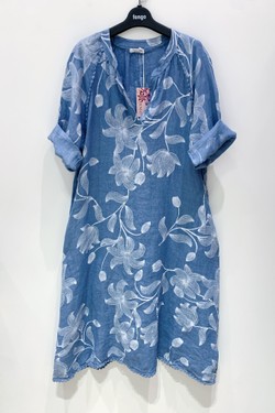 ROBE-LIN-LILI2-FUCHSIA/ROSE