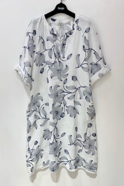 ROBE-LIN-LILI2-FUCHSIA/ROSE