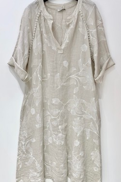 ROBE-LIN-LILI2-FUCHSIA/ROSE