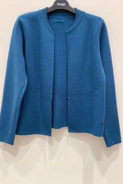 VESTE-C-COLB217A-BLEU CIEL