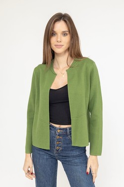VESTE-C-COLB217A-BLEU CIEL