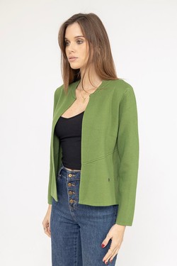VESTE-C-COLB217A-BLEU CIEL