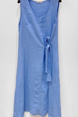 ROBE-LIN-CHARLIE2-BLEU AZUR
