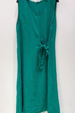 ROBE-LIN-CHARLIE2-BLEU AZUR