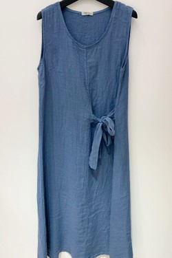ROBE-LIN-CHARLIE2-BLEU AZUR