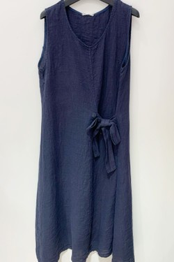 ROBE-LIN-CHARLIE2-BLEU AZUR