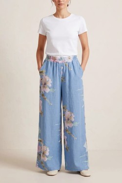 PTL-LIN-FLORA-BLEU JEAN