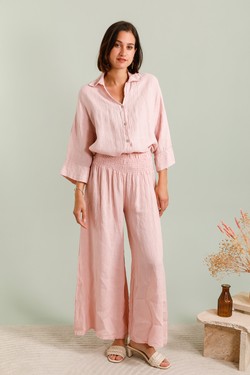 PANTALON-LARGE-771A-ROSE PÂLE