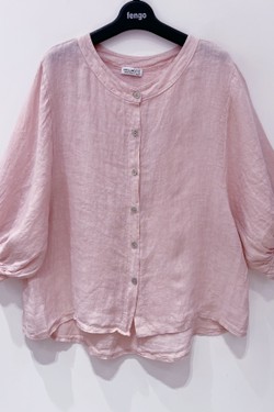 CHEMISE-LIN821-FUCHSIA/ROSE