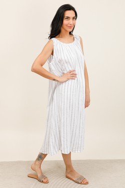 Robe-lin-RY-10740-A-BLANC