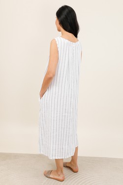 Robe-lin-RY-10740-A-BLANC