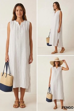 Robe-lin-RY-10554-A-BEIGE