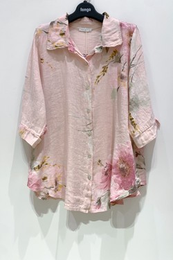 CHEMISE-LIN-FLORA-FUCHSIA/ROSE