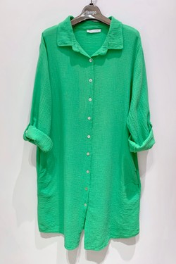 Chemise-GZ197-VERT ÉMERAUDE