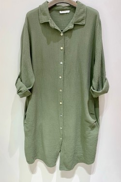 Chemise-GZ197-VERT ÉMERAUDE