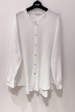 CHEMISE-GAZE-701-ROSE PÂLE
