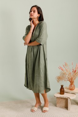 ROBE-LIN085-A-KAKI
