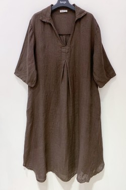 ROBE-LIN085-A-KAKI