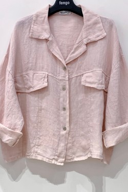 CHEMISE-LIN-2P475B-CAMEL