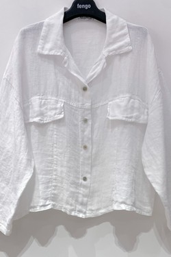 CHEMISE-LIN-2P475B-CAMEL