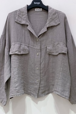 CHEMISE-LIN-2P475B-CAMEL