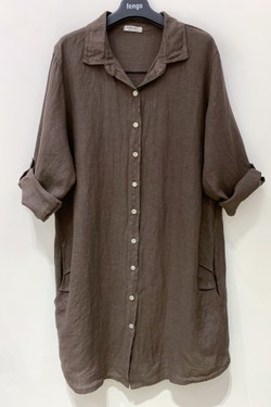 CHEMISE-197LINO-2-BLEU AZUR