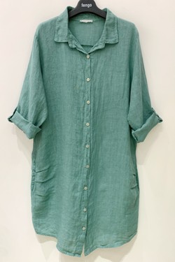 CHEMISE-197LINO-2-BLEU AZUR