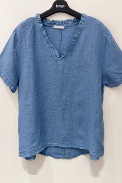 TOP-lin-volant-267B-BLEU JEAN
