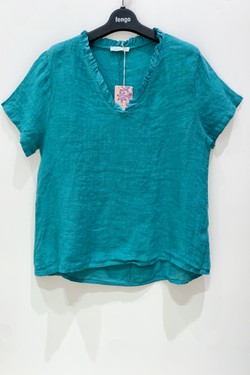TOP-lin-volant-267B-BLEU JEAN
