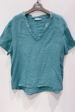 TOP-lin-volant-267B-BLEU JEAN
