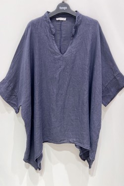 TUNIQUE-LIN-PALOMA-1-BLEU AZUR