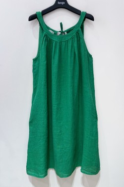 ROBE-LIN-9879-BLEU ROYAL