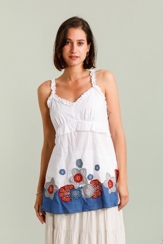 CT-8918-TOP-FLEURS-BLEU JEAN