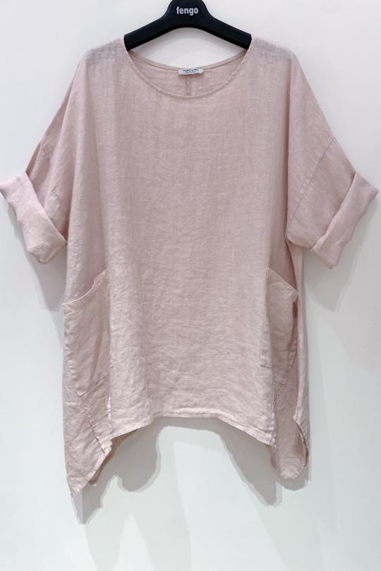 TUNIQUE-LARGE-2P-ROSE PÂLE