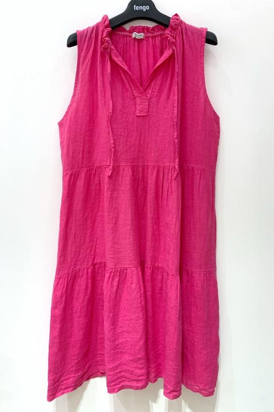 ROBE-LIN-VENUS-FUCHSIA/ROSE