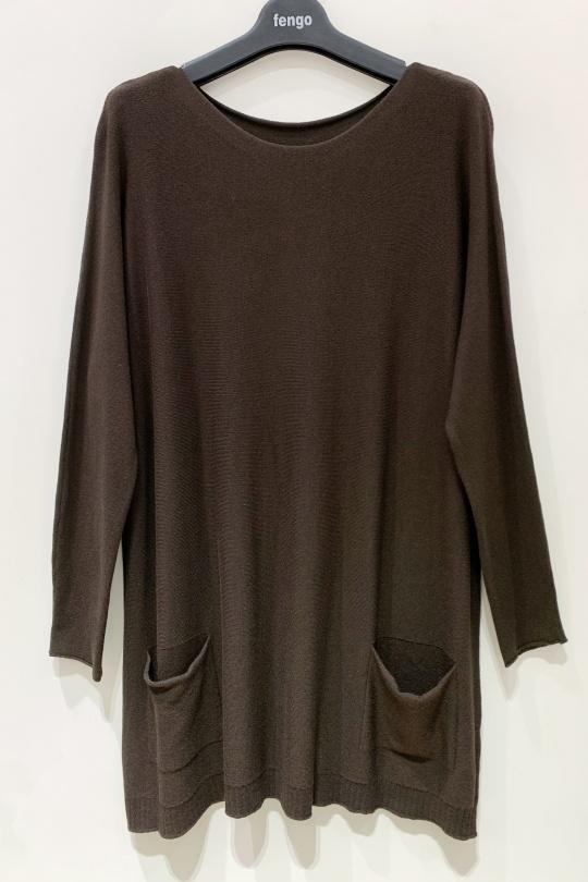 PULL-TUNIQUE-2716-MARRON