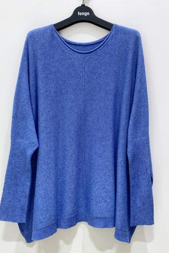 PULL-TUNIQUE-24W8097-BLEU ROYAL