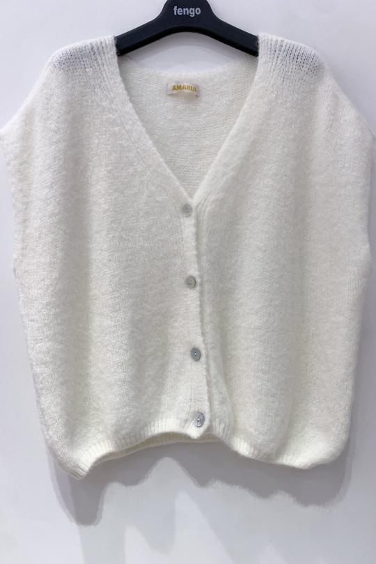 GILET-AMR-405-BLANC