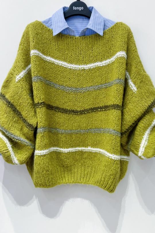 PULL-LAINE-RAYURES411-ANIS