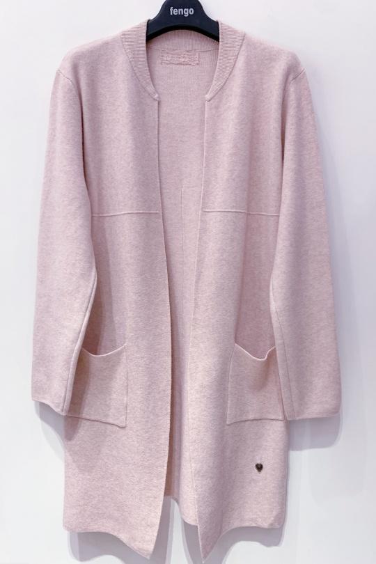 VESTE-COLBOMBER8810-ROSE PÂLE