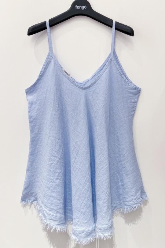 TOP-LIN-589-BLEU CIEL