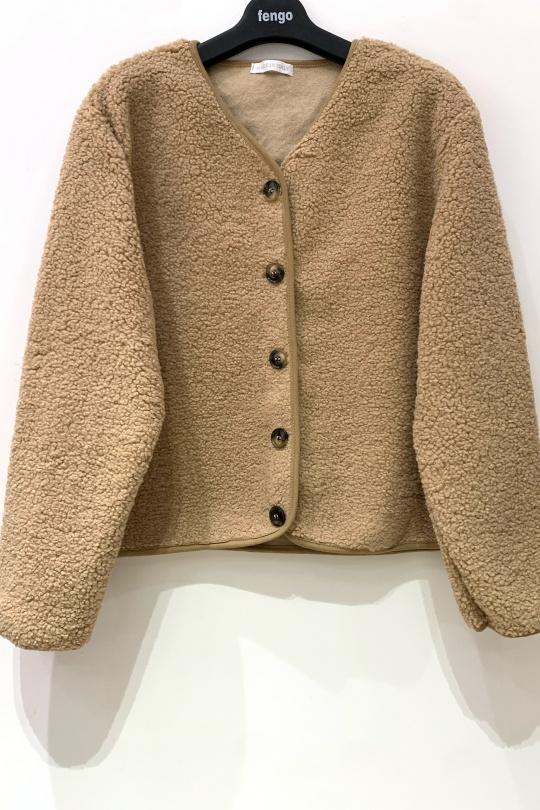 GILET-BRG537-BEIGE