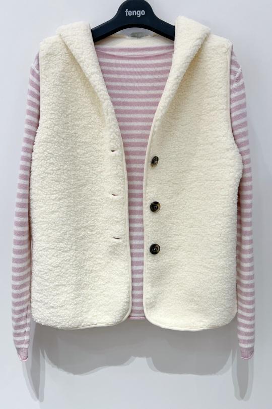 GILET-BRG-581-ECRU