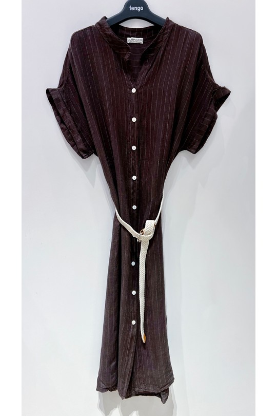 ROBE-LIN-RY-950-CHOCOLAT