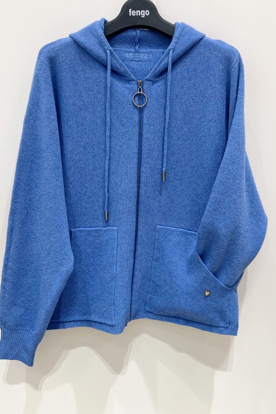 GILET-ZIPPÉ-061A-BLEU ROYAL