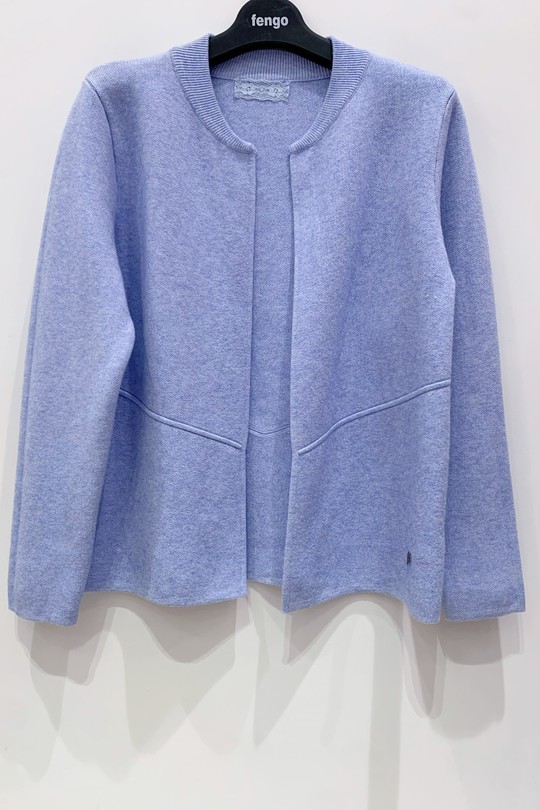 VESTE-C-COLB217A-BLEU CIEL