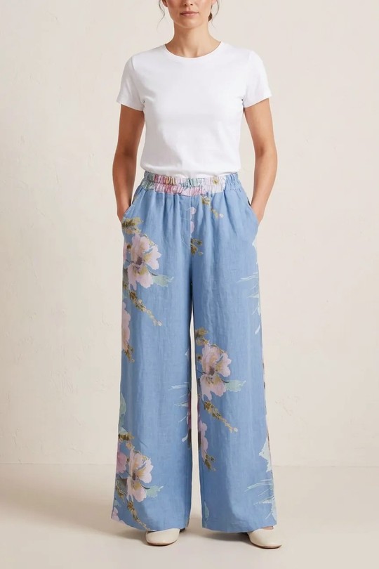 PTL-LIN-FLORA-BLEU JEAN
