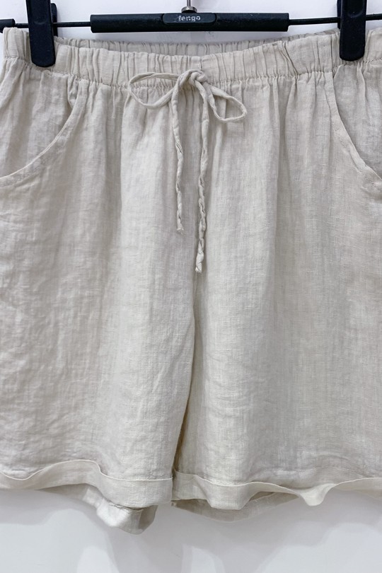 SHORT-LIN-459-BEIGE